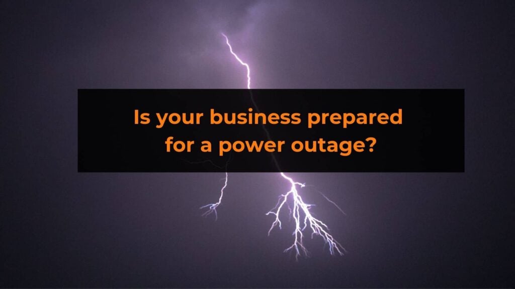Uninterrupted Power Supplies are a simple solution for when power outages happen.